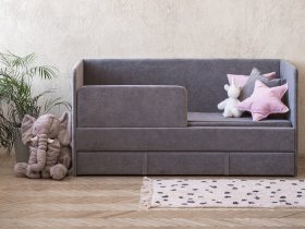 Диван-кровать Happy (темно-серый) в Иланском - ilanskij.mebel-nsk.ru | фото