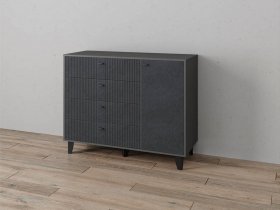 Комод «Катрин-13» (графит/гранит лофт) в Иланском - ilanskij.mebel-nsk.ru | фото