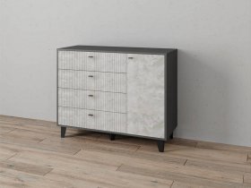 Комод «Катрин-13» (графит/мальта) в Иланском - ilanskij.mebel-nsk.ru | фото