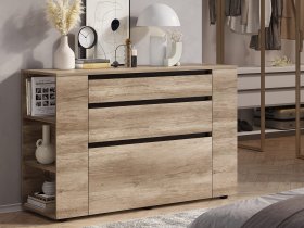 Комод КМ-06 Энигма (венге/дуб каньон) в Иланском - ilanskij.mebel-nsk.ru | фото