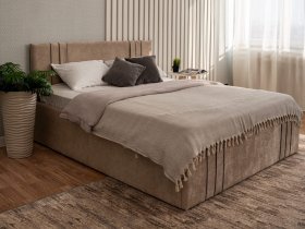 Кровать двуспальная 1,4м с подъем. мех. Леванте в Иланском - ilanskij.mebel-nsk.ru | фото