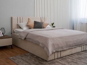 Кровать двуспальная 1,8м с подъем. мех. Леванте в Иланском - ilanskij.mebel-nsk.ru | фото