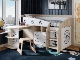Кровать комбинированная «Немо» в Иланском - ilanskij.mebel-nsk.ru | фото