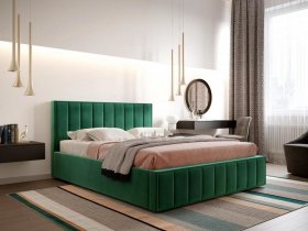 Кровать мягкая 1,4 Вена стандарт, вар.1 в Иланском - ilanskij.mebel-nsk.ru | фото