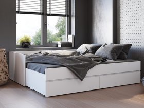Кровать-трансформер Симпл КР-51 (белый) в Иланском - ilanskij.mebel-nsk.ru | фото