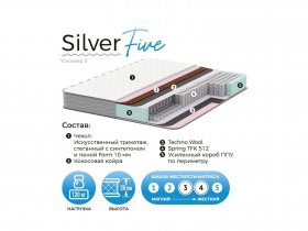 Матрас Silver Five в Иланском - ilanskij.mebel-nsk.ru | фото