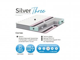 Матрас Silver Three в Иланском - ilanskij.mebel-nsk.ru | фото