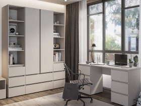 Модульная детская Люмо (кашемир) в Иланском - ilanskij.mebel-nsk.ru | фото
