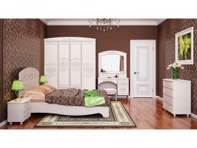 Модульная спальня Каролина в Иланском - ilanskij.mebel-nsk.ru | фото