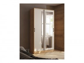 Шкаф-купе 1,2м «Стиль-2» (дуб крафт золотой/кашемир) в Иланском - ilanskij.mebel-nsk.ru | фото