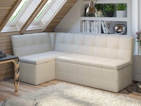 Скамья угловая со спальным местом «Домино» (кашемир) в Иланском - ilanskij.mebel-nsk.ru | фото